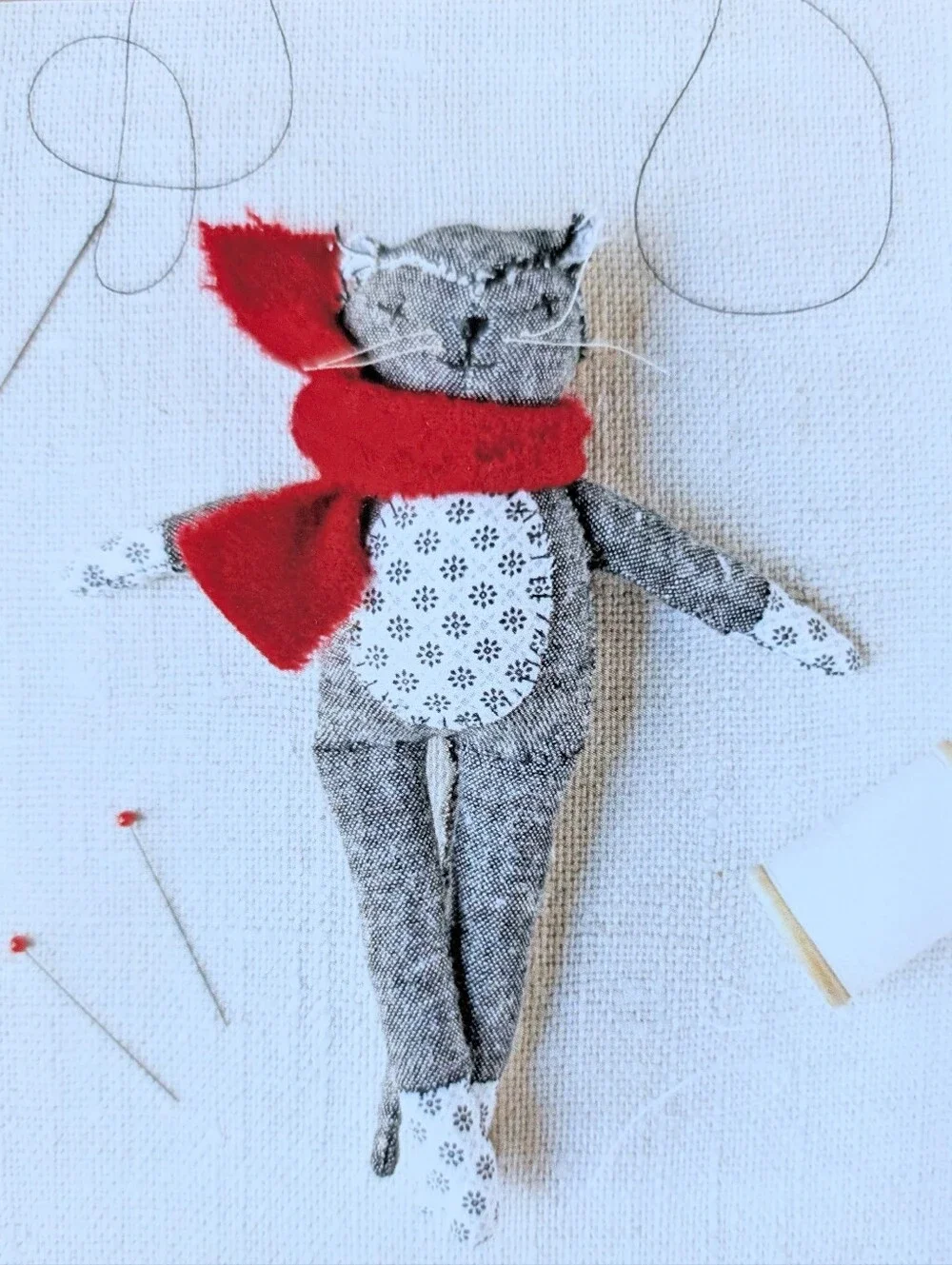 Ann Wood Handmade Mr. Socks Rag Doll Sewing Kit NEW Primitive DIY Gift Farmhouse
